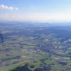 Flugwegposition um 16:38:35: Aufgenommen in der Nähe von Ampflwang im Hausruckwald, 4843, Österreich in 1462 Meter